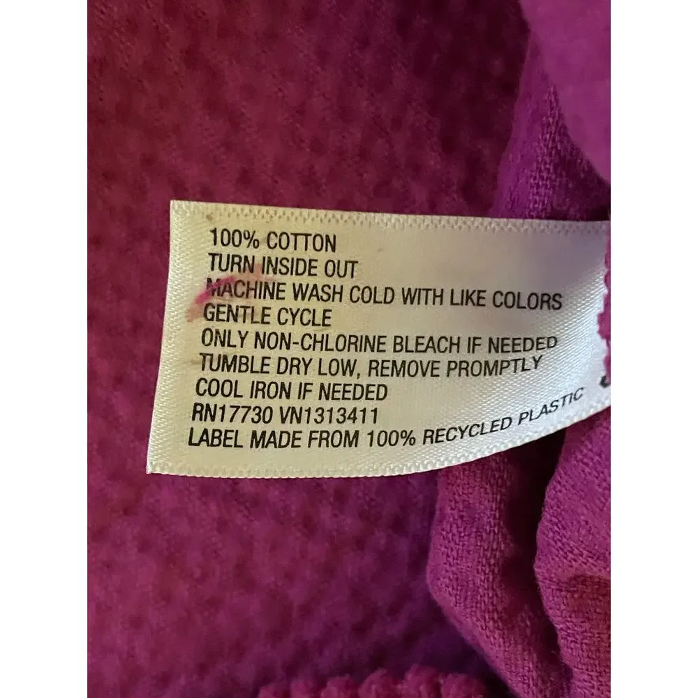 Fuchsia Pink Cotton Corduroy Center Zip Pocket Mini Skirt Medium